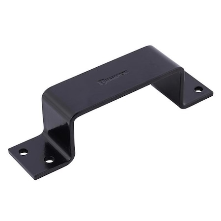 Hampton Hampton Black Steel Bracket 6-13/32 in. L 02-3402-013